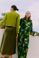 Ibine Print Shirt - Birch Blur