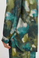 Ibine Print Shirt - Birch Blur