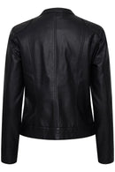 Acom Faux Leather Jacket - Black