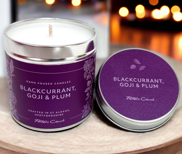 Wellness Candle Tin - Blackcurrant Goji & Plum