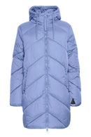 Bomina 6 Long Padded Jacket - Blue Horizon