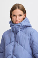 Bomina 6 Long Padded Jacket - Blue Horizon