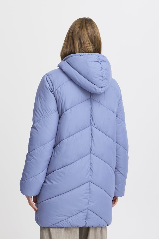 Bomina 6 Long Padded Jacket - Blue Horizon