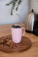 S'well Pink Topaz Mug with Handle 350ml