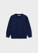 Basic Crew Neck Jumper - Navy