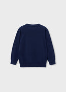 Basic Crew Neck Jumper - Navy