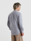 Brewer Long Sleeve Shirt - Icelandic Blue