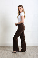 Bridget Wide Leg Cord - Mocha