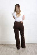 Bridget Wide Leg Cord - Mocha