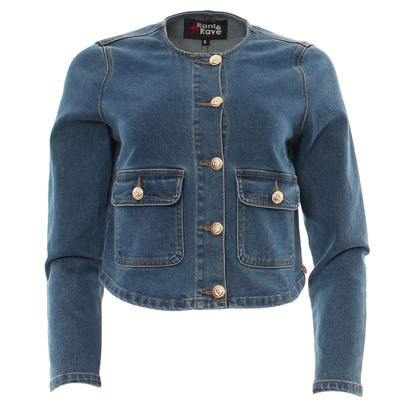 Brielle Denim Jacket - Denim