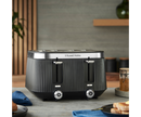 Brontë 4 Slice Toaster - Black 