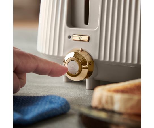 Brontë 4 Slice Toaster - Stone 