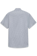 Casual Short Sleeve Shirt - Light Blue