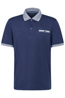 Short Sleeve Polo Shirt - Blue
