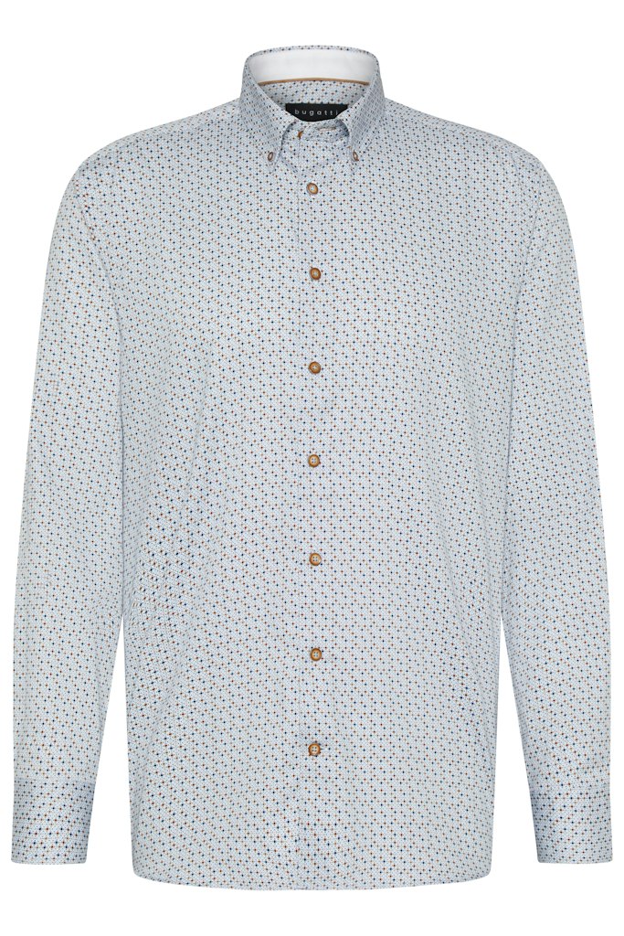 Long Sleeve Casual Shirt - Navy Blue