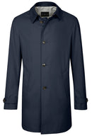 Poplin Coat - Navy