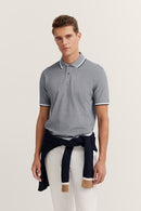 Short Sleeve Polo Shirt - Navy