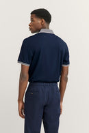 Short Sleeve Polo Shirt - Navy