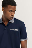 Short Sleeve Polo Shirt - Navy