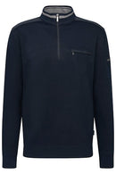 Troyer Zip Sweatshirt - Navy