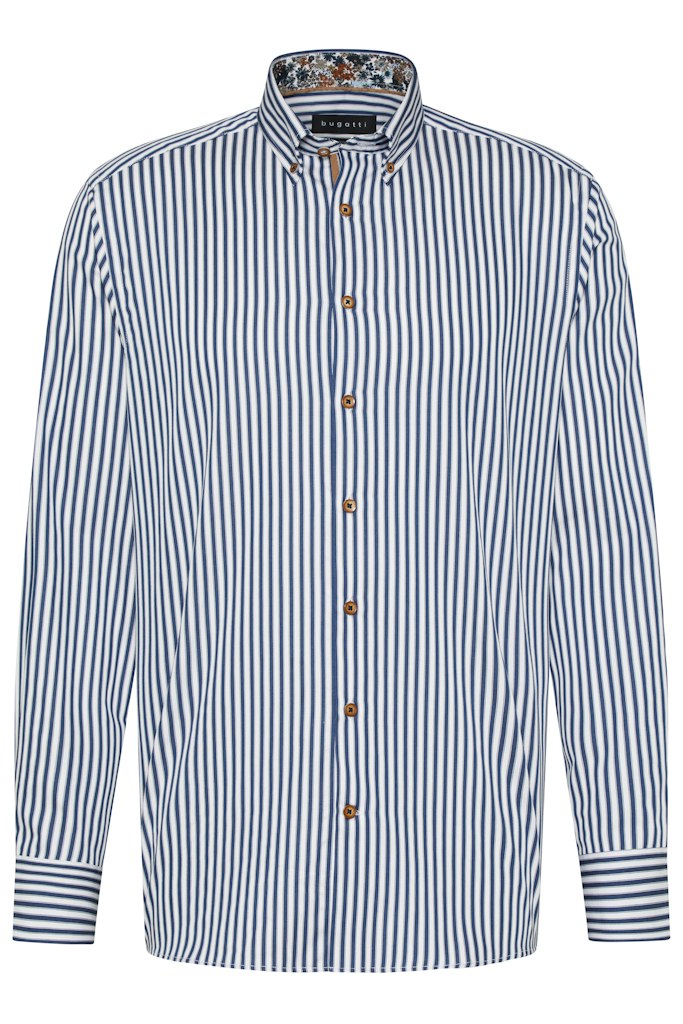 Navy Casual Long Sleeve Shirt 43843 main image 0