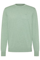 Round Neck Cotton Jumper - Mint