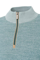 Troyer Zip Jumper - Bottle Green