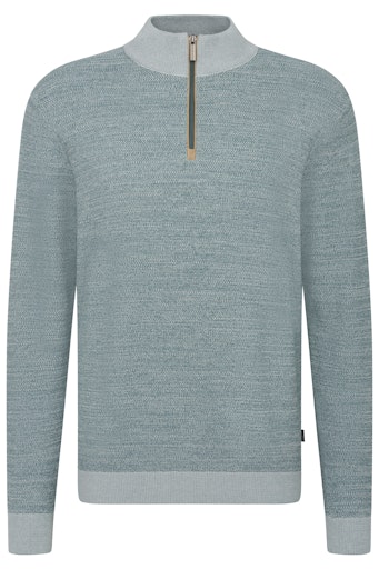 Troyer Zip Jumper - Bottle Green