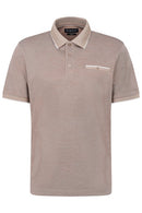 Short Sleeve Polo Shirt - Cognac