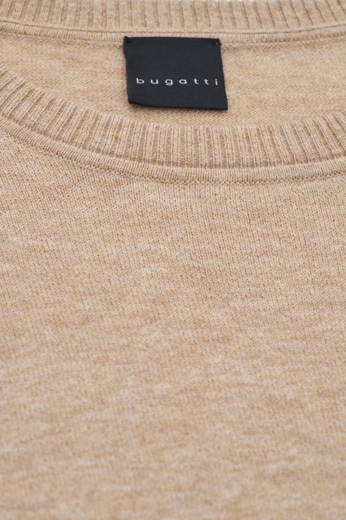 Round Neck Jumper - Beige