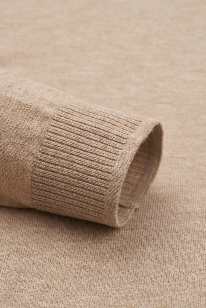 Round Neck Jumper - Beige