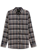 Casual Long Sleeve Shirt - Navy