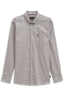 Casual Long Sleeve Shirt - Beige