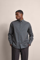 Casual Long Sleeve Shirt - Petrol