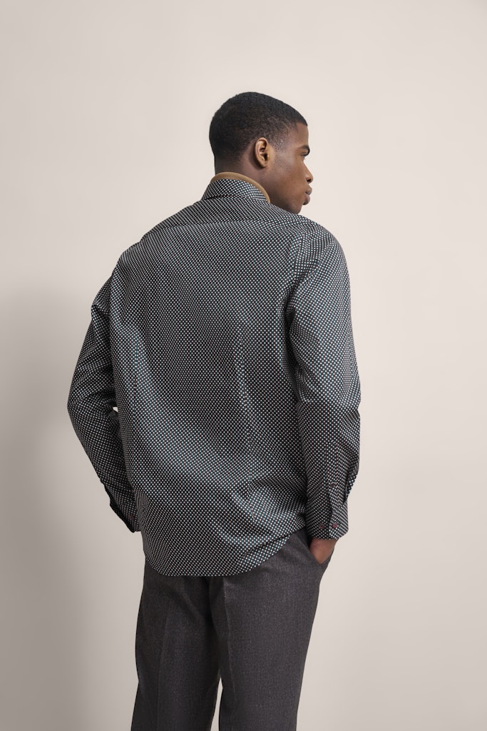 Casual Long Sleeve Shirt - Petrol