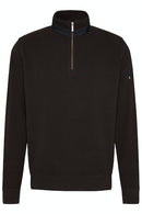 1/4 Zip Sweatshirt - Brown