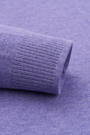 Round Neck Jumper - Lilac