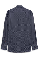 Casual Long Sleeve Shirt - Navy