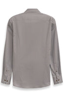 Casual Long Sleeve Shirt - Taupe