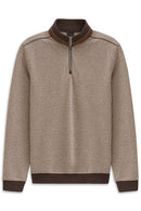 Troyer Zip Jumper - Brown