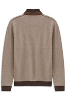 Troyer Zip Jumper - Brown