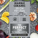 20cm Marble Ceramic Frypan
