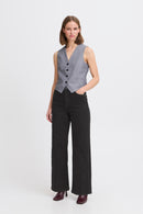 Lara Wide Jeans - Black Denim