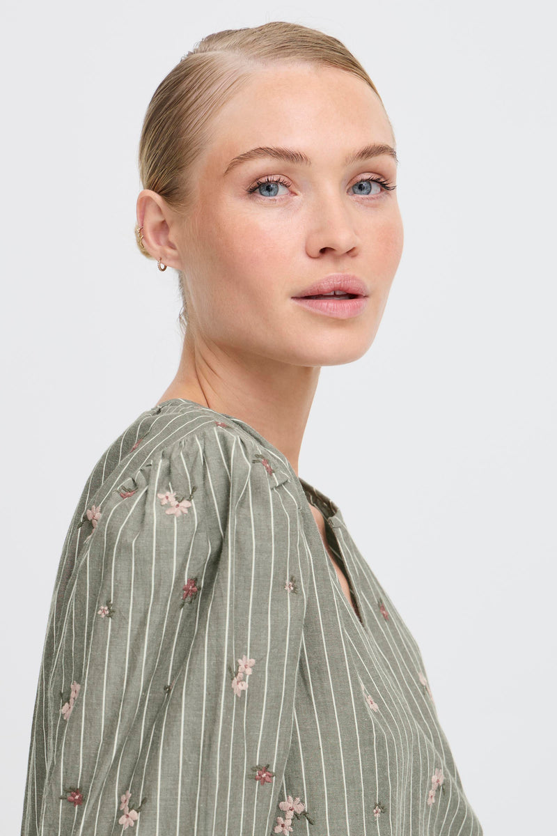 Felippa Blouse - Grape Leaf Mix