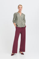 Felippa Blouse - Grape Leaf Mix