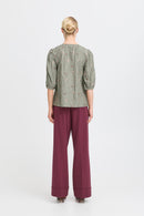 Felippa Blouse - Grape Leaf Mix