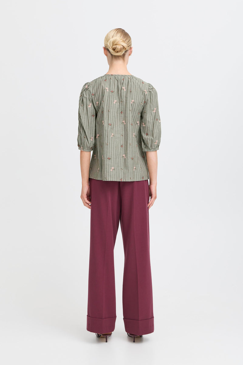Felippa Blouse - Grape Leaf Mix