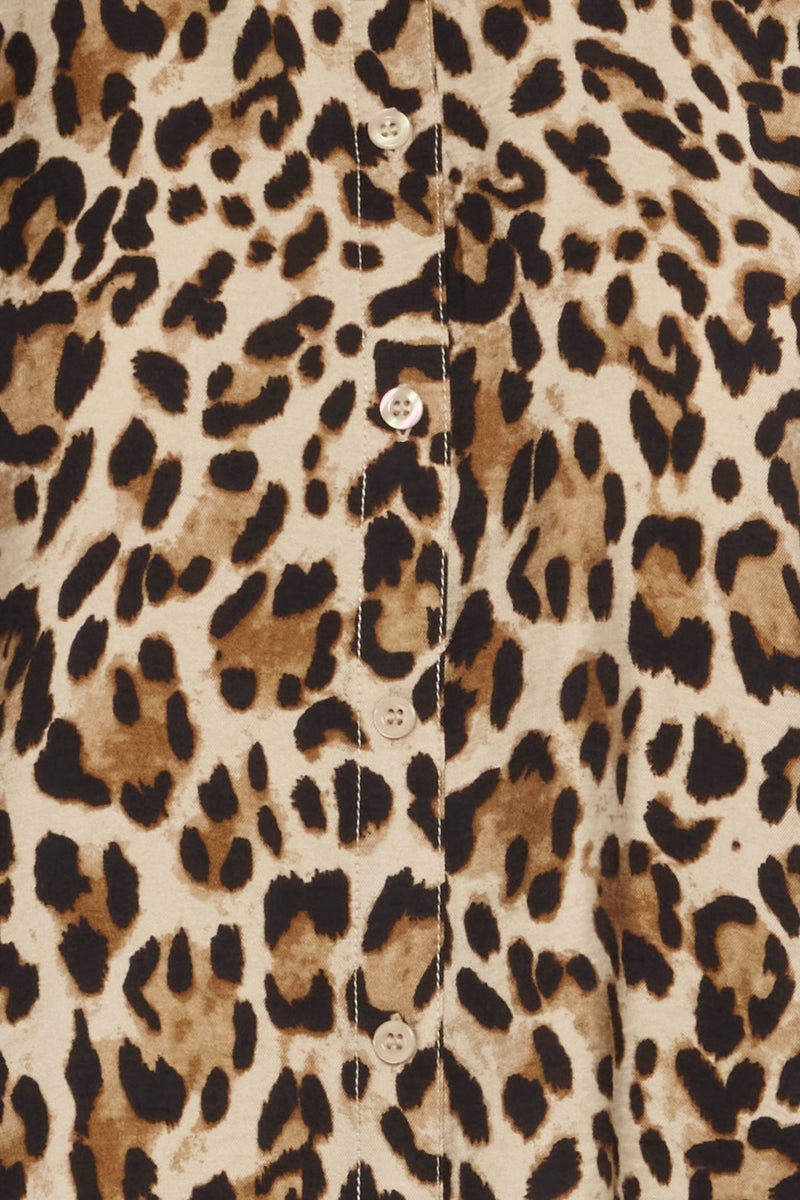 Ihamma Long Sleeve Shirt - Humus Leopord Mix
