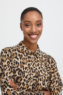 Ihamma Long Sleeve Shirt - Humus Leopord Mix