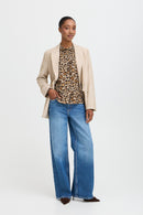 Ihamma Long Sleeve Shirt - Humus Leopord Mix